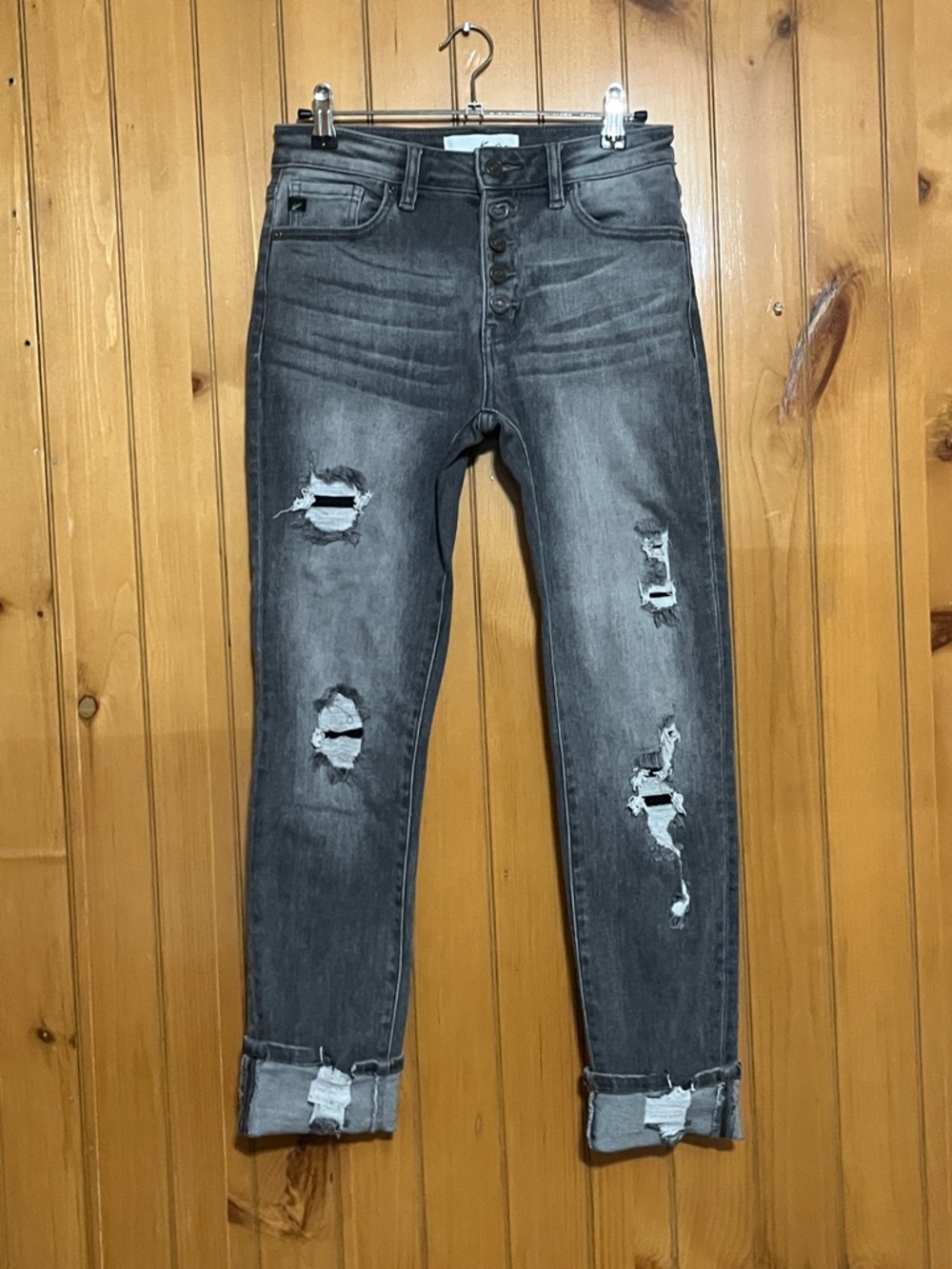 KanCan Janis High Rise Slim Straight Leg Jeans - Picture 4 of 10